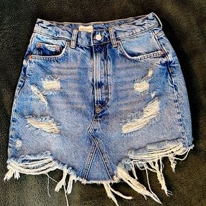 Anthropology Pilcro Denim Skirt